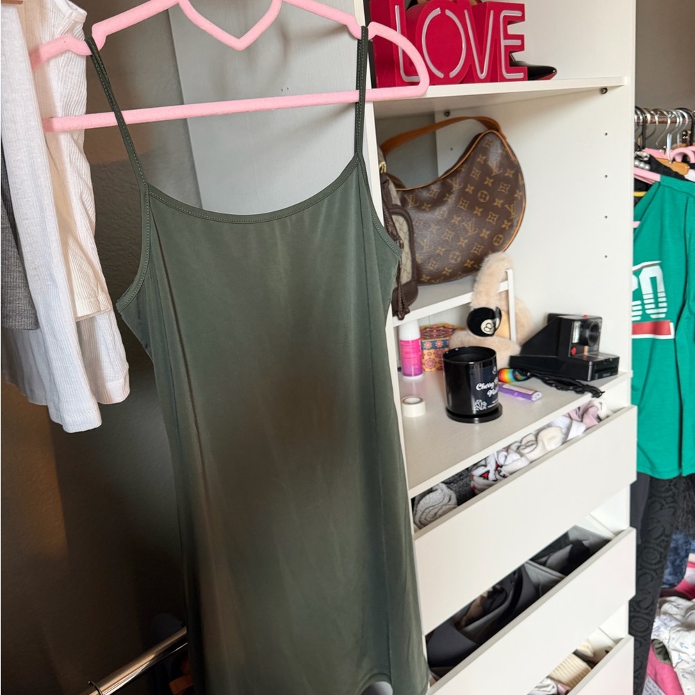 Blu Pepper Forest Green Dress
